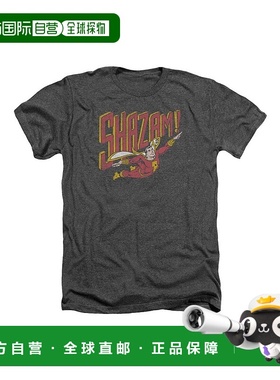 自营 gildanDC Comics 复古漫威成人 Heather T 恤/T 恤 - 炭灰色