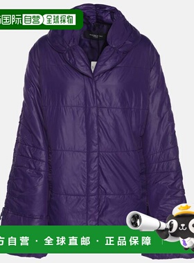 自营Marina Sport By Marina Rinaldi Purple Quilted Nylon Open