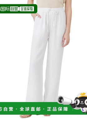 自营J.McLaughlin Surya Linen Pant - white 美国奥莱直发