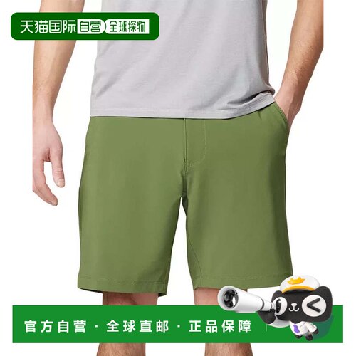 自营Men's Columbia Carter Crest Shorts  Canteen Stretch Pull