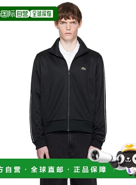 1h可退 香港直邮潮奢 Lacoste 法国鳄鱼 男士 黑色 Paris Pique Z