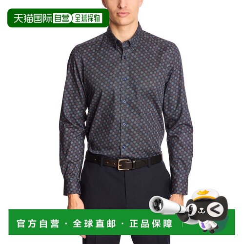 自营Paisley & Gray Brian Button Down Shirt - blue 美国奥莱直