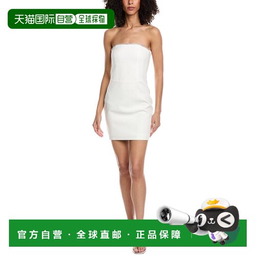 自营Generation Love Joelle Crystal Mini Dress - white 美国奥