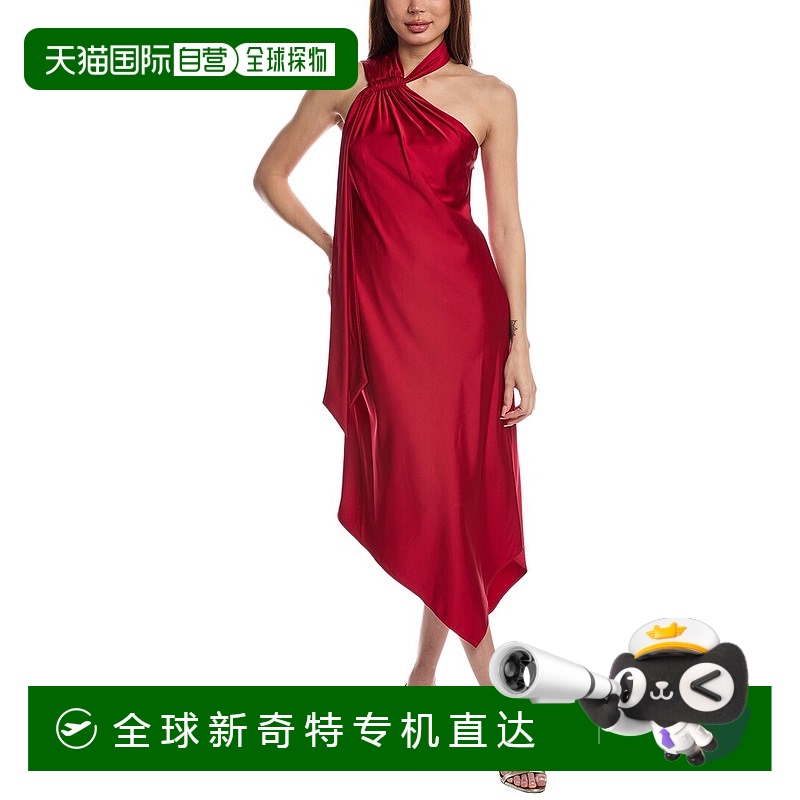 自营 Aidan Mattox Taffeta Ballgown-红色 【美国奥莱】直发