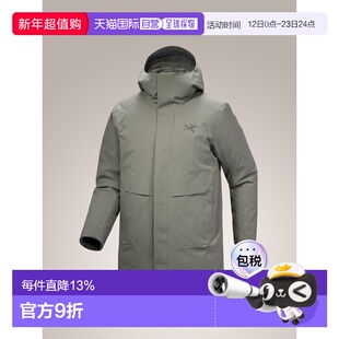 美国直邮始祖鸟 Therme Down Parka 男士中长款防风防水羽绒服