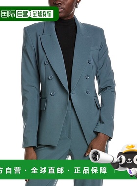 自营 TOCCIN Kylie 双排扣西装外套 - 蓝色 美国奥莱直发