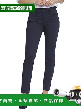自营 NYDJ Alina深色水洗脚踝牛仔裤-蓝色 美国奥莱直发紧身裤