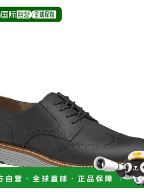 自营Johnston & Murphy Men's Hodges Wingtip  Shoe - black oil