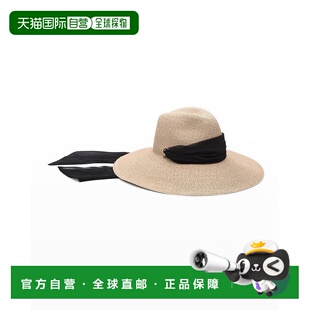 美国直邮Eugenia Kim 通用 礼帽进口草帽围巾帽子可折叠草编