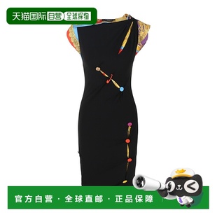 自营versace镂空迷笛裙-黑色 美国奥莱直发