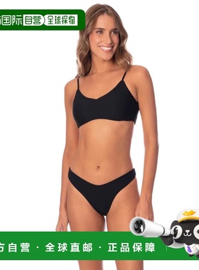 自营Women's Maaji Praia Bikini Top Black Stretch Reversible