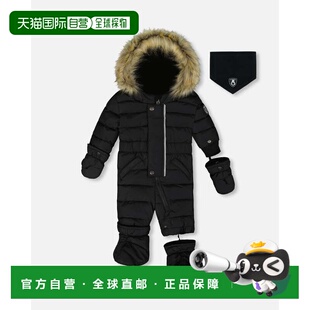 自营 deux par deuxOne Piece婴儿原创蓬松雪服黑色-黑色 美国奥