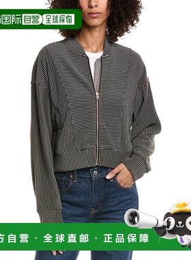 自营Vintage Havana Stripe Cord Fleece Jacket - grey 美国奥莱