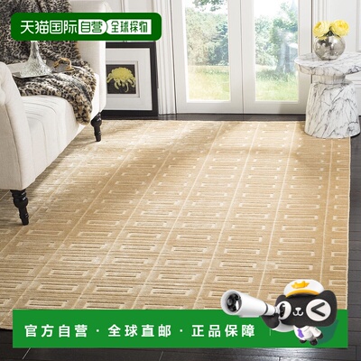 自营safaviehMirage Hand Made Area rug, Champagne Contemporar