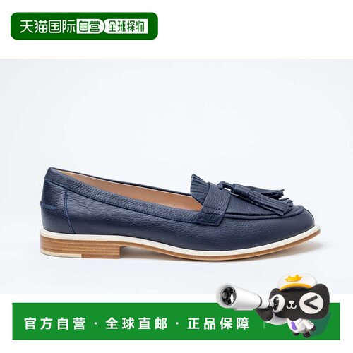 自营Tod's Leather Loafers - blue 美国奥莱直发女鞋单鞋乐福鞋