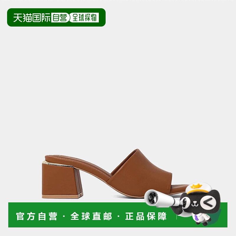 自营shu shopWomen's Glinda Block Heel Mule In Camel - camel