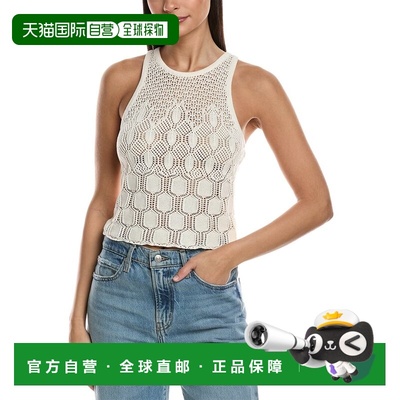 自营A.L.C. Rosa Silk-Blend Top - white 美国奥莱直发性感吊带