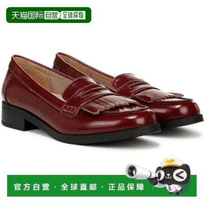 自营LifeStride桑塔纳J0960S1600便鞋女士B黑皮诺Moc脚趾鞋HTAT95