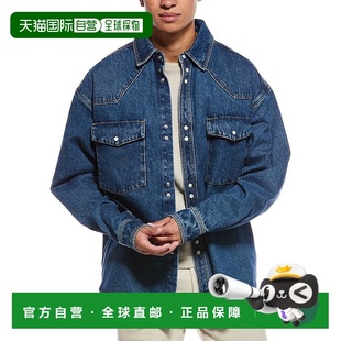 Monogram Denim Shirt 美国奥莱直发 自营Palm blue Angels