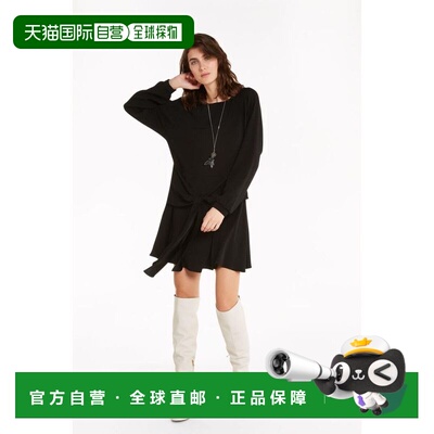 自营Patrizia Pepe Viscose Casual Women's Dress - black 美国