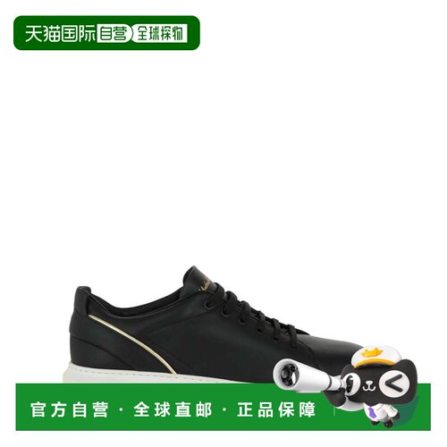 自营salvatore ferragamoSenise Low-Top Sneakers - black 美国