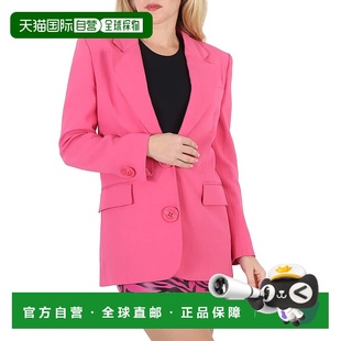 Single Breasted Blazer 自营 Brand Fuschia Jacket Moschino