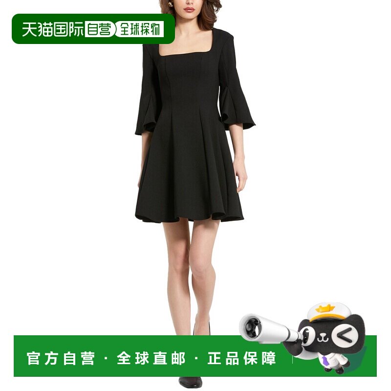 自营Mac Duggal迷你连衣裙-黑色 美国奥莱直发