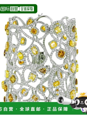 自营 diana m.18 克拉白金钻石手镯 - 白色 美国奥莱直发手链