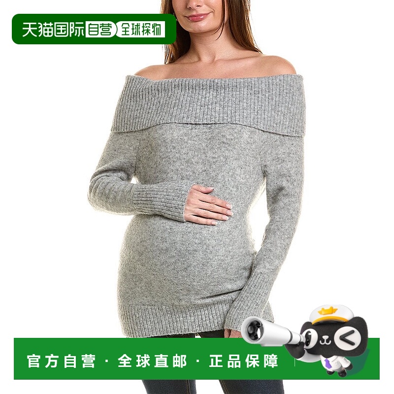 自营 HATCH Maternity The Amber Sweater - light grey 美国奥莱