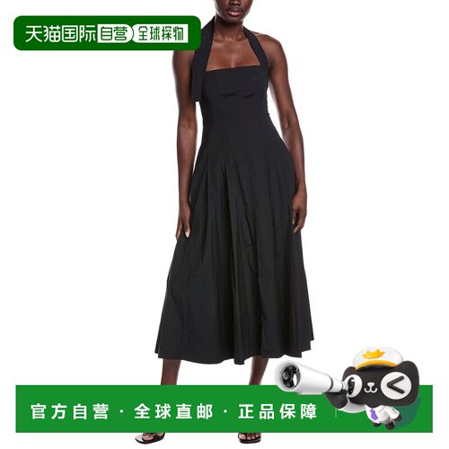自营A.L.C. Natalie Midi Dress - Black 连衣裙性感美国奥莱直发