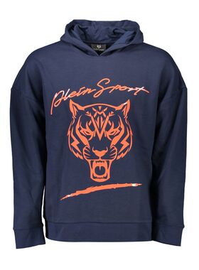 自营Plein Sport Cotton Men Men's Sweatshirt - blue 美国奥莱