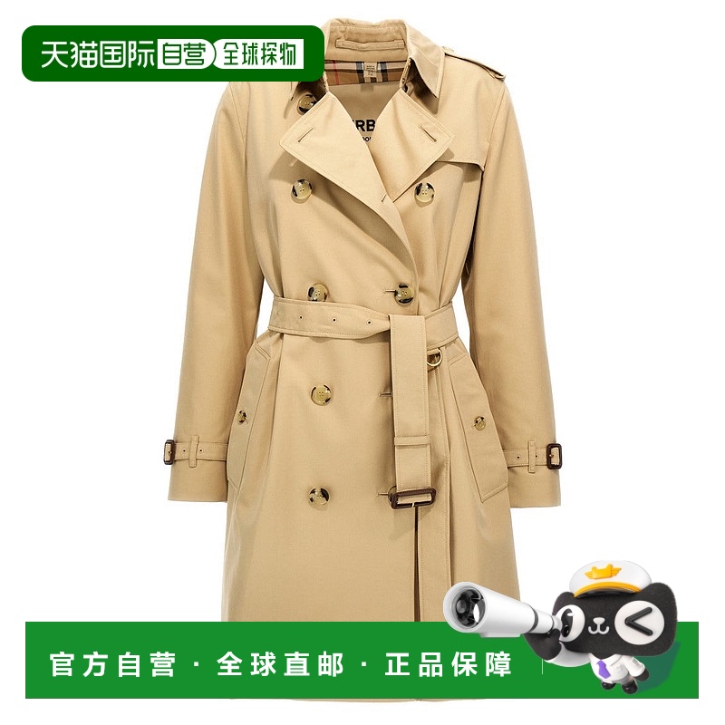 自营 burberry肯辛顿风衣-中性色 美国奥莱直发博柏利