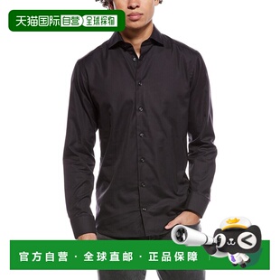 Signature black 自营Eton Solid Fit Shirt Slim Semi Dobby