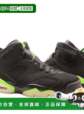 自营 Nike Air Jordan 6 Retro黑色/电绿色男子篮球鞋CT8529-003-