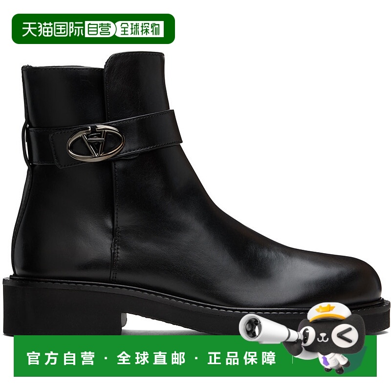 1h可退 香港直邮潮奢 Valentino 华伦天奴 女士 黑色 VLogo Locke