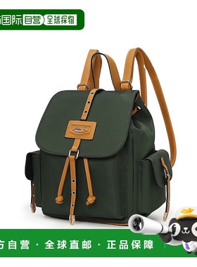 自营 mia k collectionPaula Backpack for Women's olive 美国奥