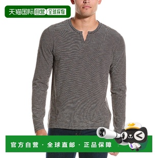 美国奥莱直发 蓝色 自营 Vince分领T恤