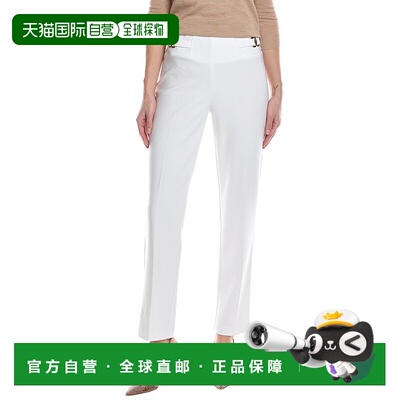 自营 Joseph Ribkoff 裤子 - 白色 美国奥莱直发女裤直筒裤