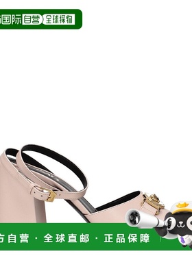 自营Versace Leather女式厚底鞋-粉红色 美国奥莱直发范思哲女鞋