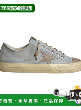 自营Golden Goose V-Star Canvas Sneaker - blue 美国奥莱直发