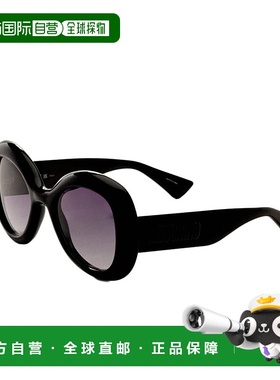 自营 Moschino女式54毫米黑色太阳镜-黑色 美国奥莱直发