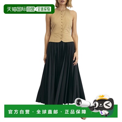 自营Tanya Taylor Robbie Dress - black 美国奥莱直发连衣裙