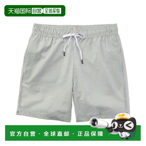 自营Onia Classic泡泡纱游泳短款-白色 美国奥莱直发