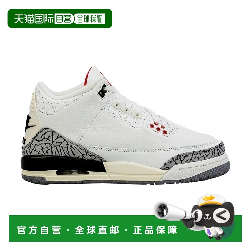 自营 Nike Air Jordan 3 Retro Summit白色/火红色-黑色DM0967-10