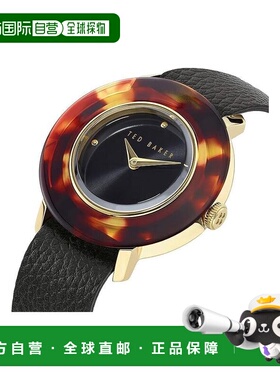 自营Ted Baker Ladies Analog Casual Watch - black 美国奥莱直