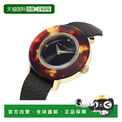 自营Ted Baker Ladies Analog Casual Watch - black 美国奥莱直