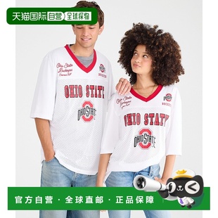 自营 aeropostale俄亥俄 州 机场 Buckeyes Mesh Top - 白色 美国