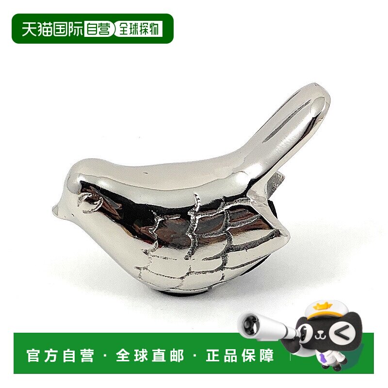 自营Vibhsa 鸟雕像健康与幸福的象征（金色乡村）- 镍/银 美国奥