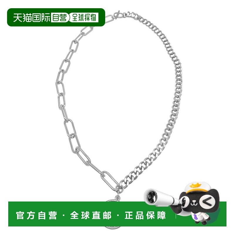 自营 adornia硬币混合链项链银 - 银 美国奥莱直发吊坠链子
