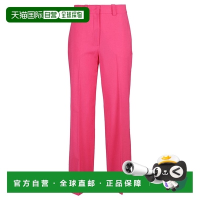 自营 seventy宽松合身的紫红色长裤-粉红色 美国奥莱直发